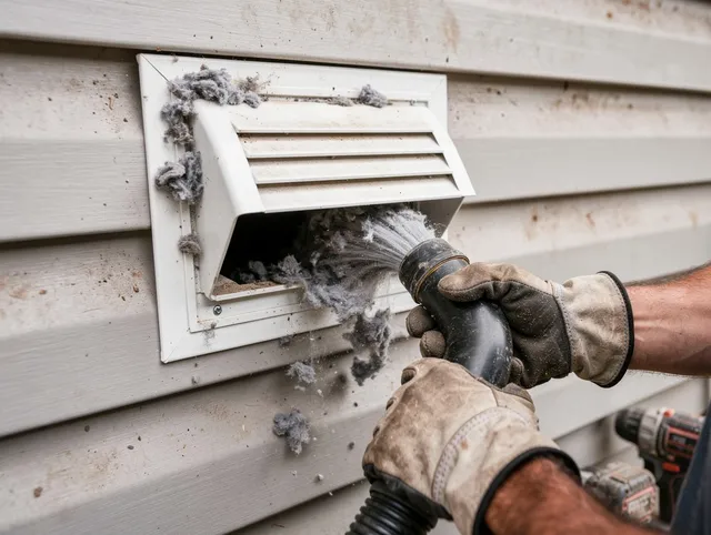 Professional dryer vent cleaning by Wickliffe Dryer Vent Cleaning in Wickliffe