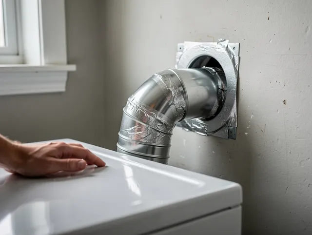 Wickliffe Dryer Vent Cleaning expert performing professional dryer vent repair and installation in Wickliffe