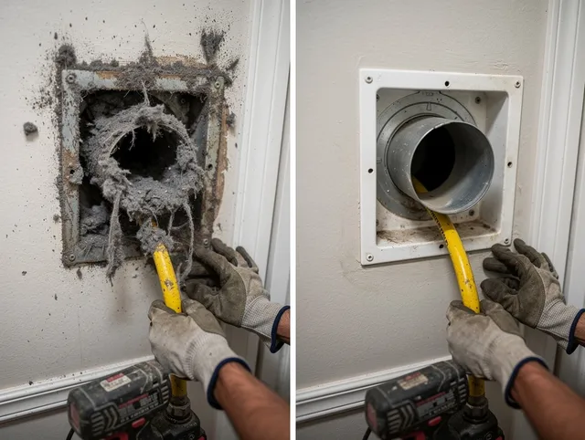 Expert gas dryer vent cleaning by Wickliffe Dryer Vent Cleaning in Wickliffe